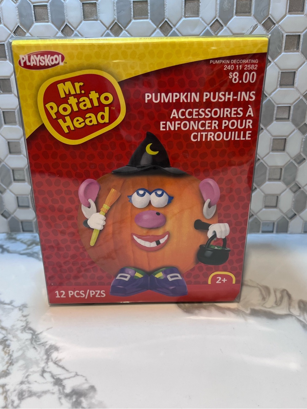 Mr. Potato Head Halloween Pumpkin Push Ins 12 Piece Witch Kit Brand New